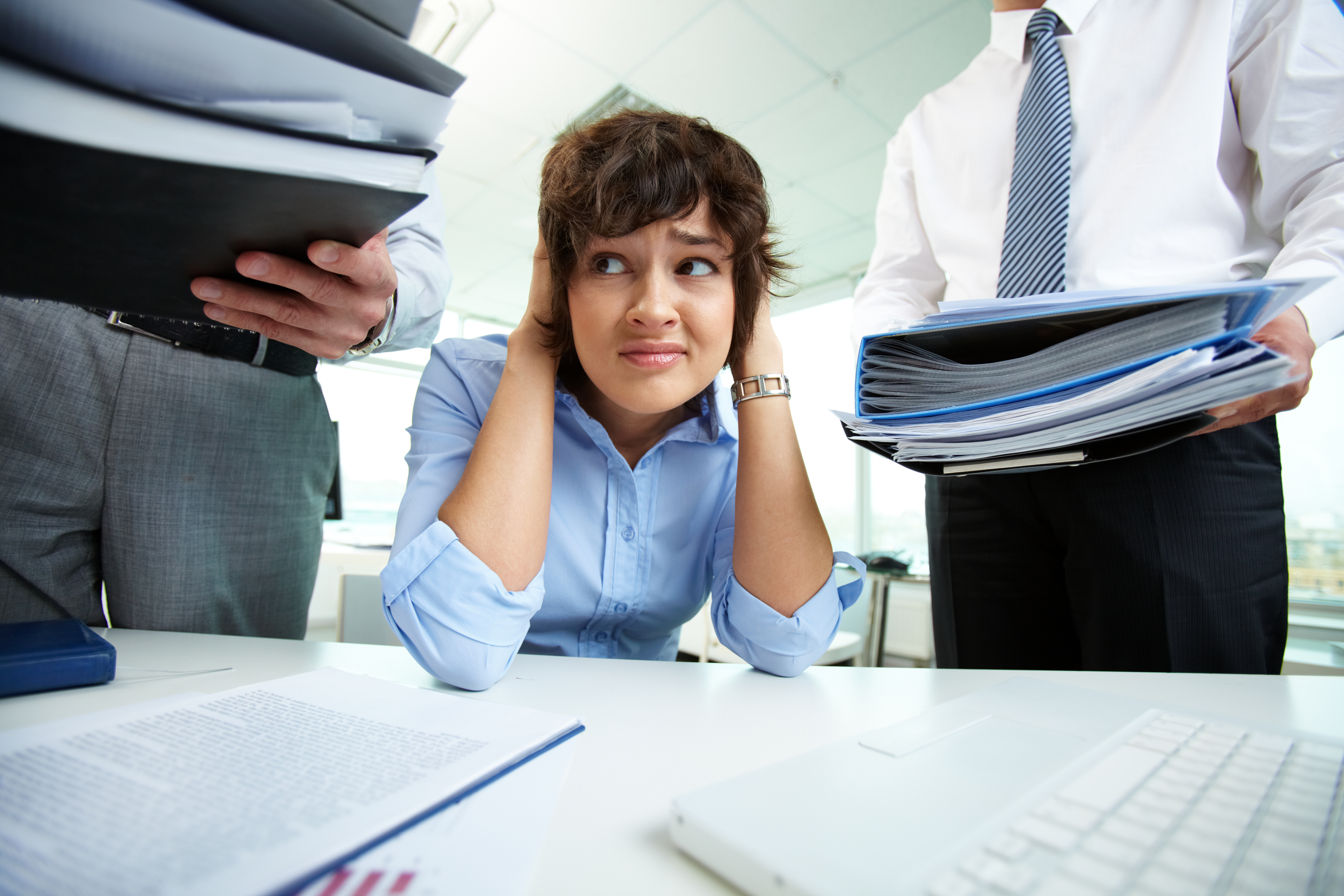 Entrepreneur submergé par l'administratif